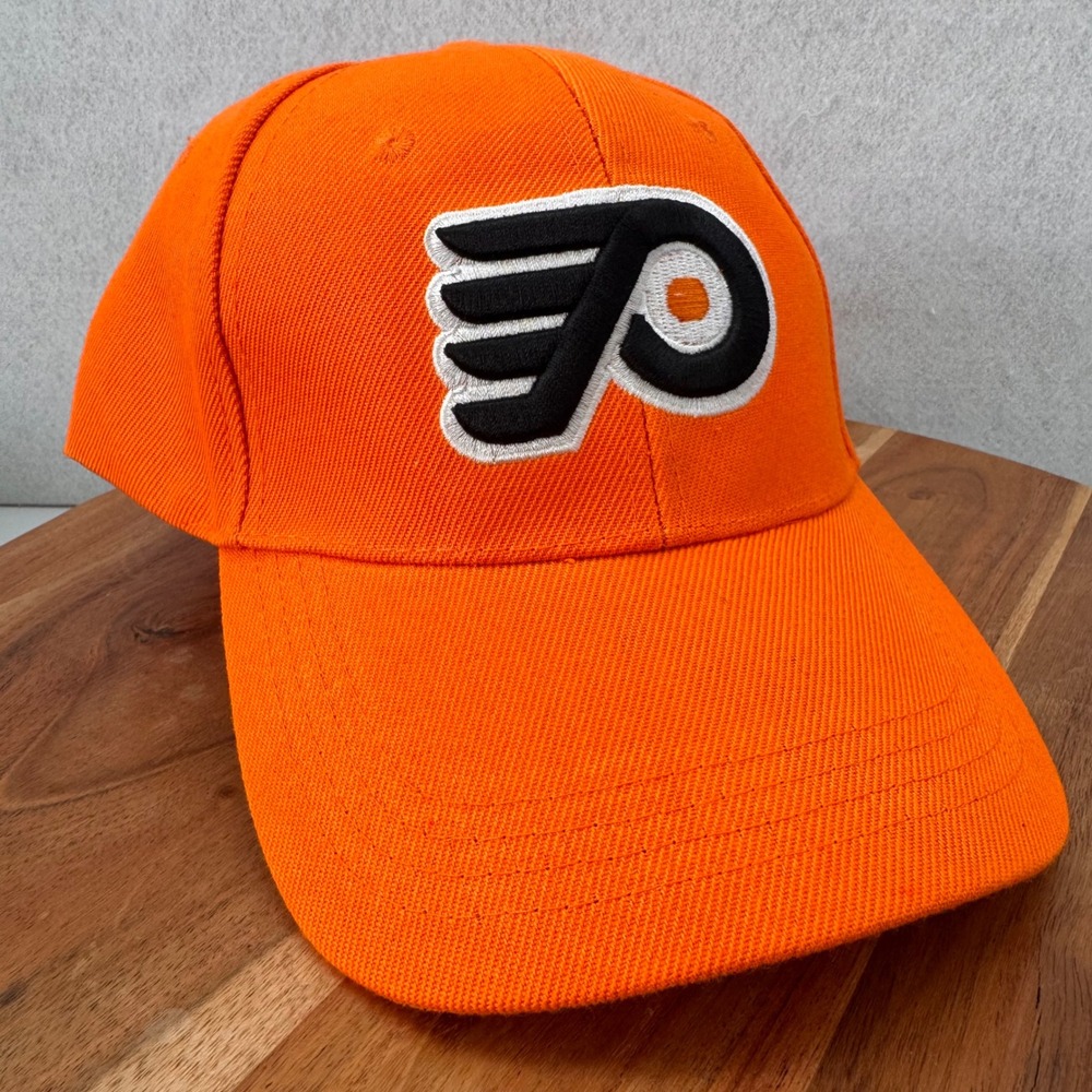 Flyers Hat NHL Hockey Baseball Cap‎ Embroidered Logo Orange One Size